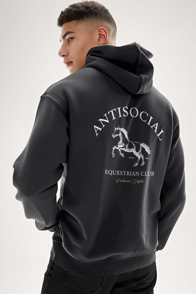 Antisocial Club, Ζακέτα σε Iron Grey Χρώμα