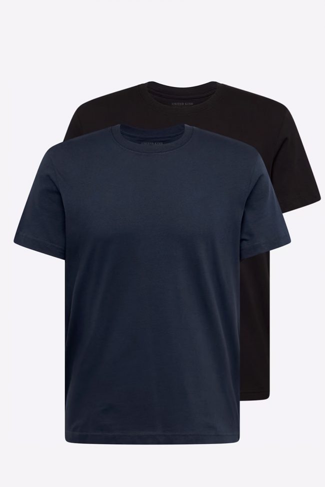 T-Shirts, 2-Pack – Μπλε Και Μαύρο