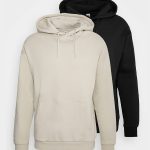 Hoodies, 2-Pack – Μαύρο, Εκρού