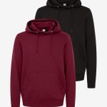 Hoodies, 2-Pack – Μπορντό, Μαύρο