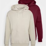 Hoodies, 2-Pack – Εκρού, Μπορντό