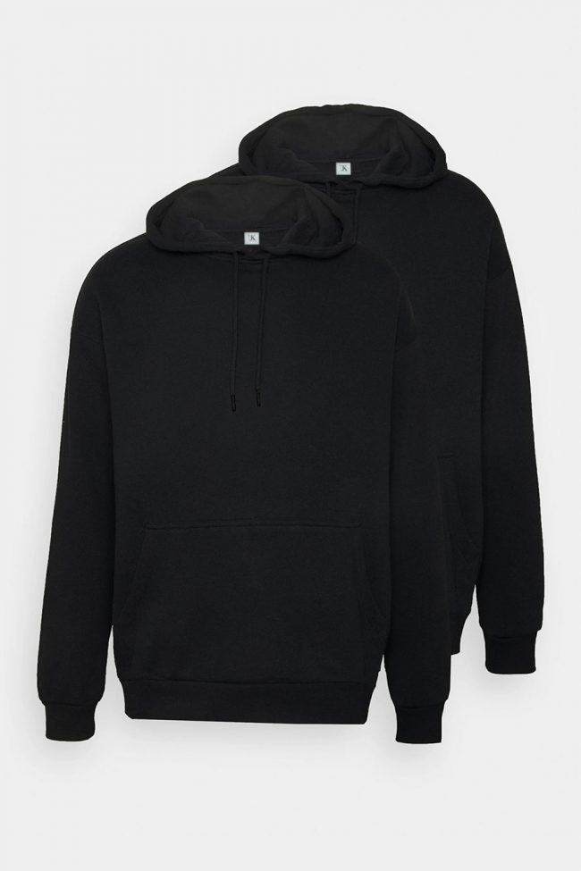 Hoodies, 2-Pack – Μαύρο