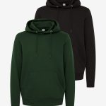 Hoodies, 2-Pack – Μαύρο, Πράσινο