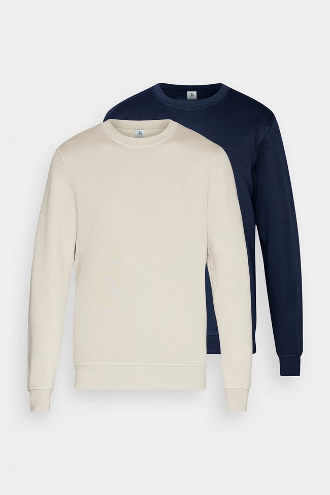 Φούτερ, 2-Pack – Εκρού, Navy Blue