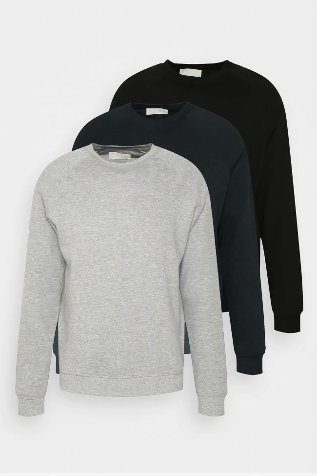 Φούτερ, 3-Pack – Γκρι, Iron Gray, Μαύρο