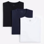 T-Shirts, 3-Pack – Μαύρο , Navy Blue, Λευκό