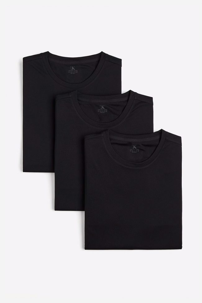 T-Shirts, 3-Pack – Μαύρο