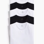 T-Shirts, 5-Pack – Μαύρο, Λευκό