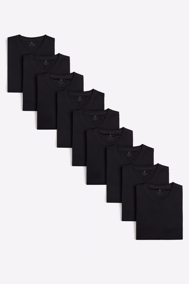 T-Shirts, 9-Pack – Total Black