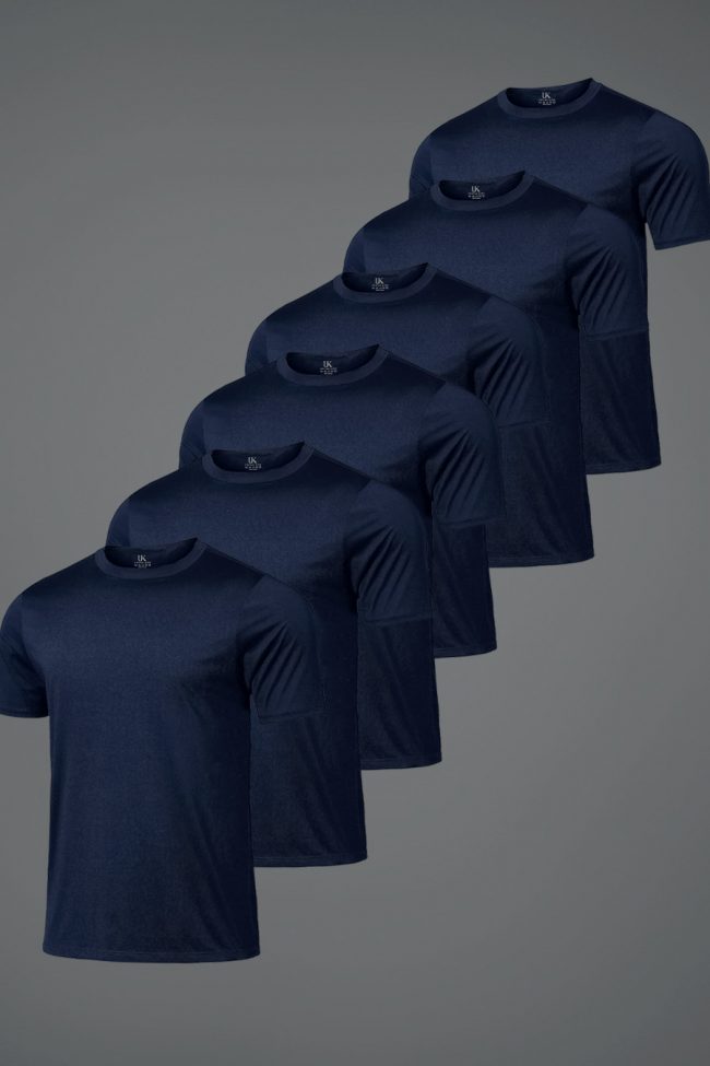 Hyperflow Pro Fitness T-Shirt, 6-Pack - Μπλε