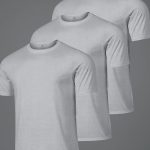 Hyperflow Pro Fitness T-Shirt, 3-Pack - Γκρι