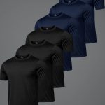 Hyperflow Pro Fitness T-Shirt, 6-Pack - Μαύρο, Μπλε