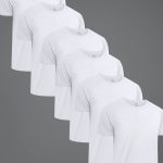 Ultrafit Performance T-Shirt, 6-Pack - Λευκό