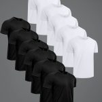 Ultrafit Performance T-Shirt, 12-Pack - Λευκό, Μαύρο
