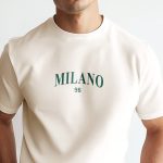 Milano 96, T-Shirt σε Εκρού Χρώμα