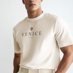 Venice Noir, T-Shirt σε Εκρού Χρώμα