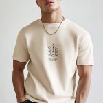 Think Outside The Box, T-Shirt σε Εκρού Χρώμα
