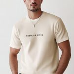 Hasta La Vista, T-Shirt σε Εκρού Χρώμα