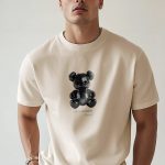 Dark Shades Teddy, T-Shirt σε Εκρού Χρώμα