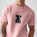 Dark Shades Teddy, T-Shirt σε Ροζ Χρώμα