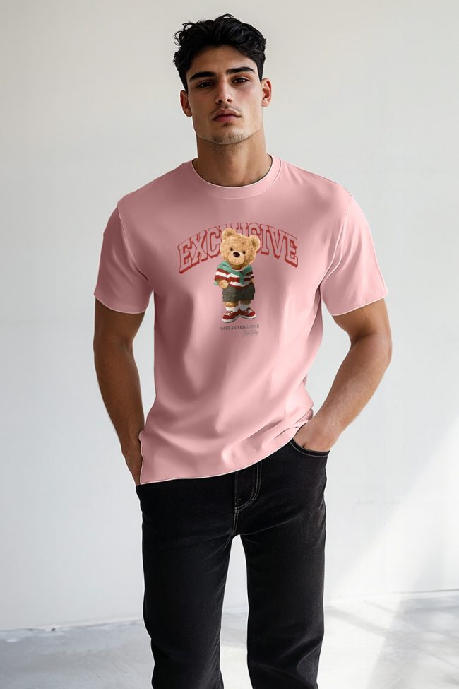 Exclusive Teddy, T-Shirt σε Ροζ Χρώμα