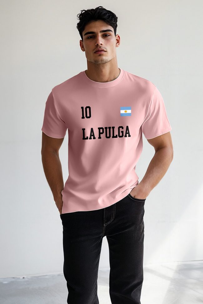 La Pulga Goat 10, T-Shirt σε Ροζ Χρώμα