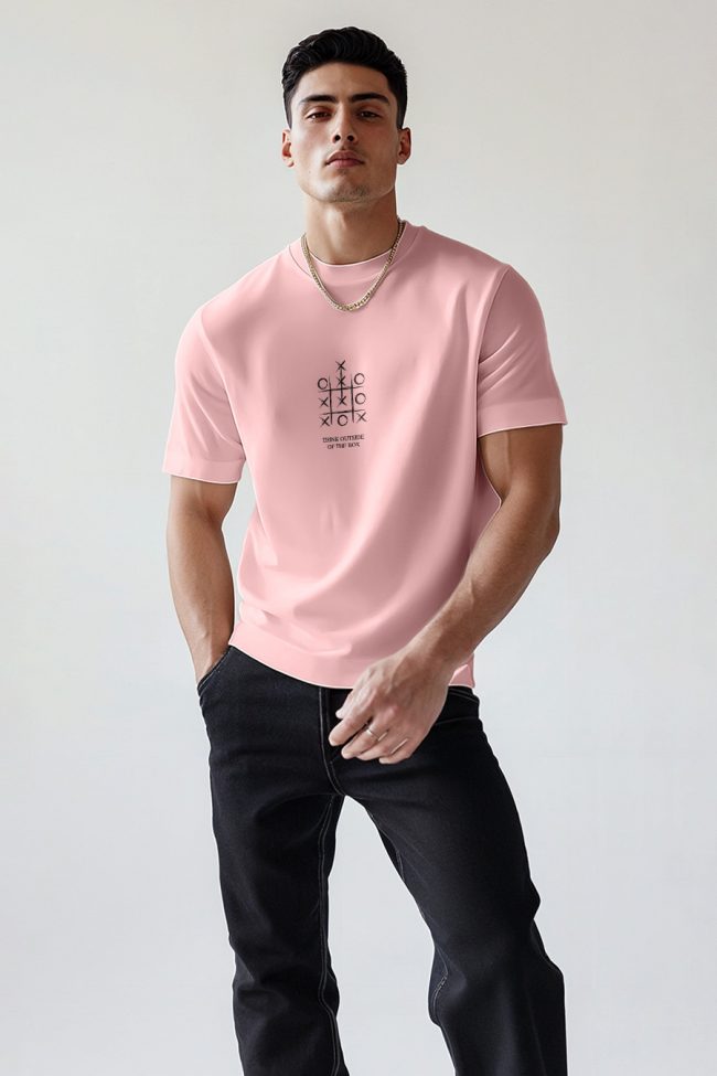 Think Outside The Box, T-Shirt σε Ροζ Χρώμα
