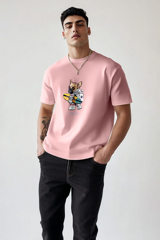 Worry Less Frenchy, T-Shirt σε Ροζ Χρώμα