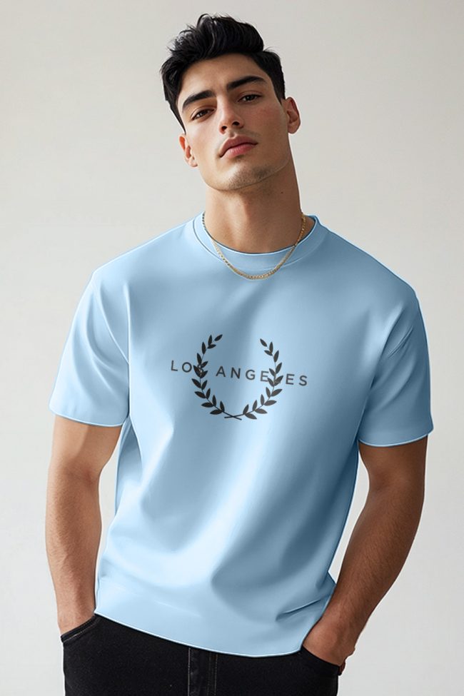 Los Angeles Winners, T-Shirt σε Γαλάζιο Χρώμα