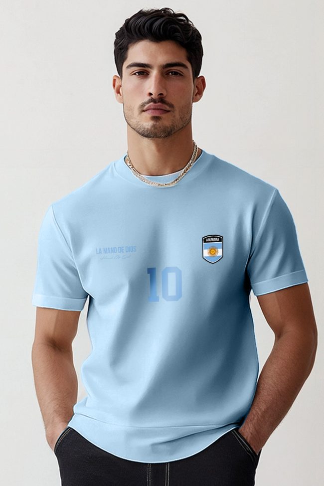 Argentina 10, T-Shirt σε Γαλάζιο Χρώμα