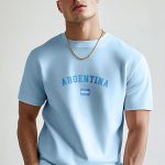 Argentina Azul, T-Shirt σε Γαλάζιο Χρώμα