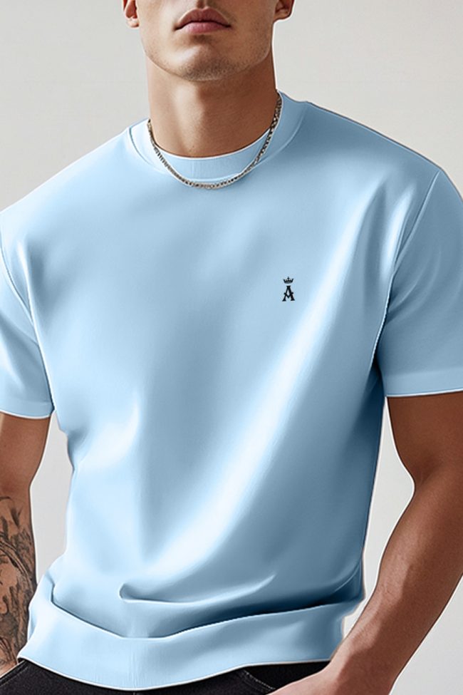 Ace King, T-Shirt σε Γαλάζιο Χρώμα