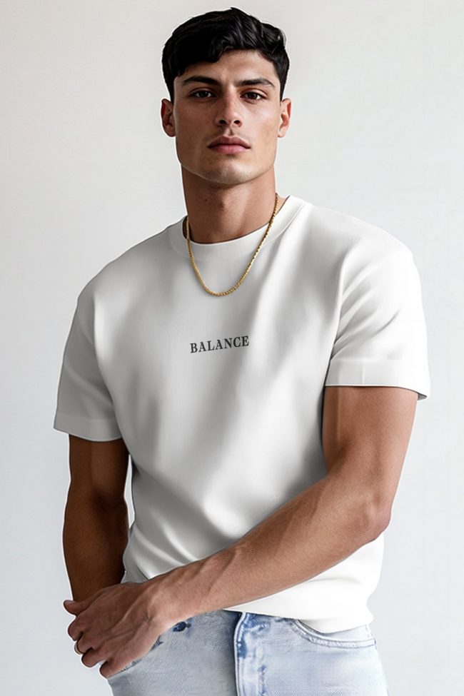 Balance, T-Shirt σε Λευκό Χρώμα