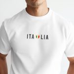 Italia Squadra, T-Shirt σε Λευκό Χρώμα