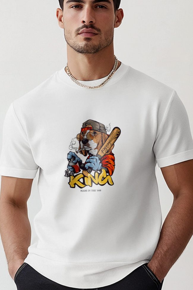 80S Woofy, T-Shirt σε Λευκό Χρώμα