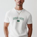 Saint Louis 1984, T-Shirt σε Λευκό Χρώμα