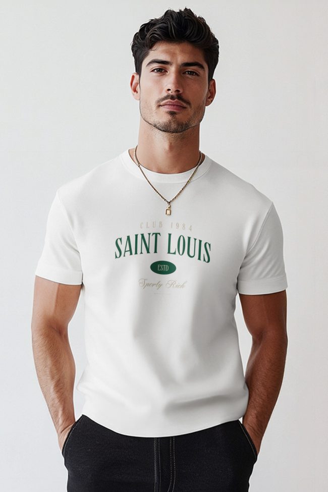 Saint Louis 1984, T-Shirt σε Λευκό Χρώμα