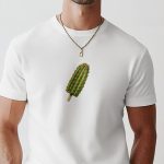 Frosty Cactus, T-Shirt σε Λευκό Χρώμα