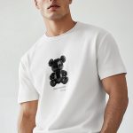 Dark Shades Teddy, T-Shirt σε Λευκό Χρώμα