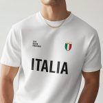 Italia Bold, T-Shirt σε Λευκό Χρώμα