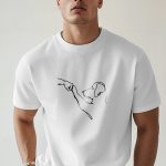 Dog High Five, T-Shirt σε Λευκό Χρώμα