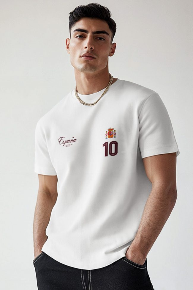 Maestro 10 Spain, T-Shirt σε Λευκό Χρώμα