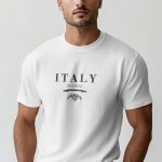 Milano Italy, T-Shirt σε Λευκό Χρώμα
