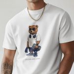 Gym First Teddy, T-Shirt σε Λευκό Χρώμα