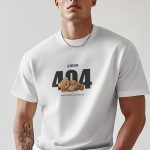 404 Error Teddy, T-Shirt σε Λευκό Χρώμα