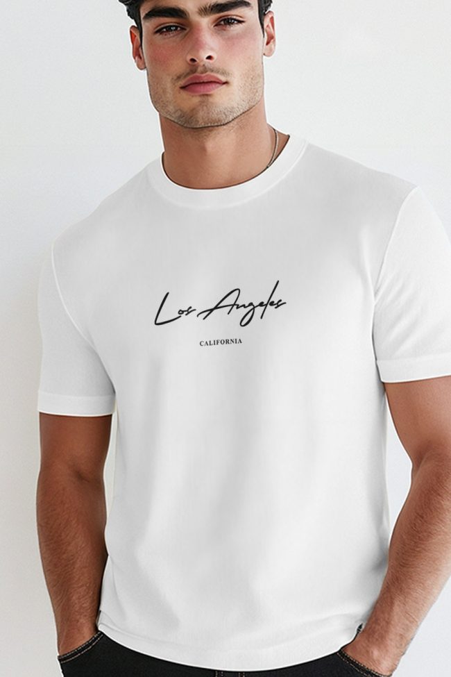 Los Angeles Signature, T-Shirt σε Λευκό Χρώμα