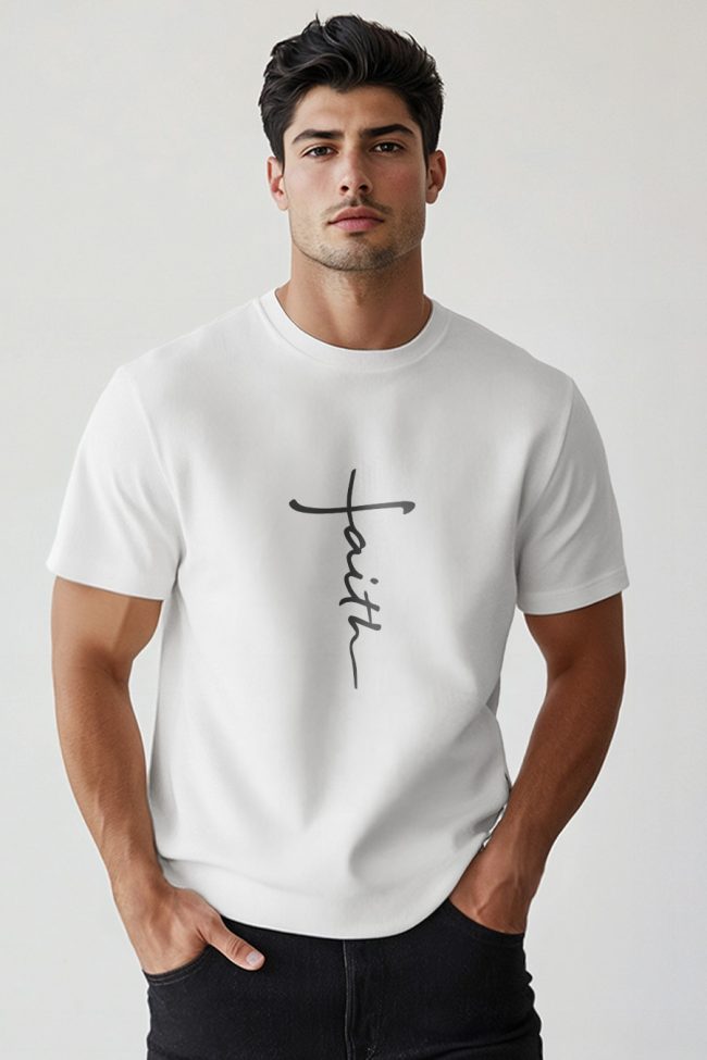 Faith, T-Shirt σε Λευκό Χρώμα