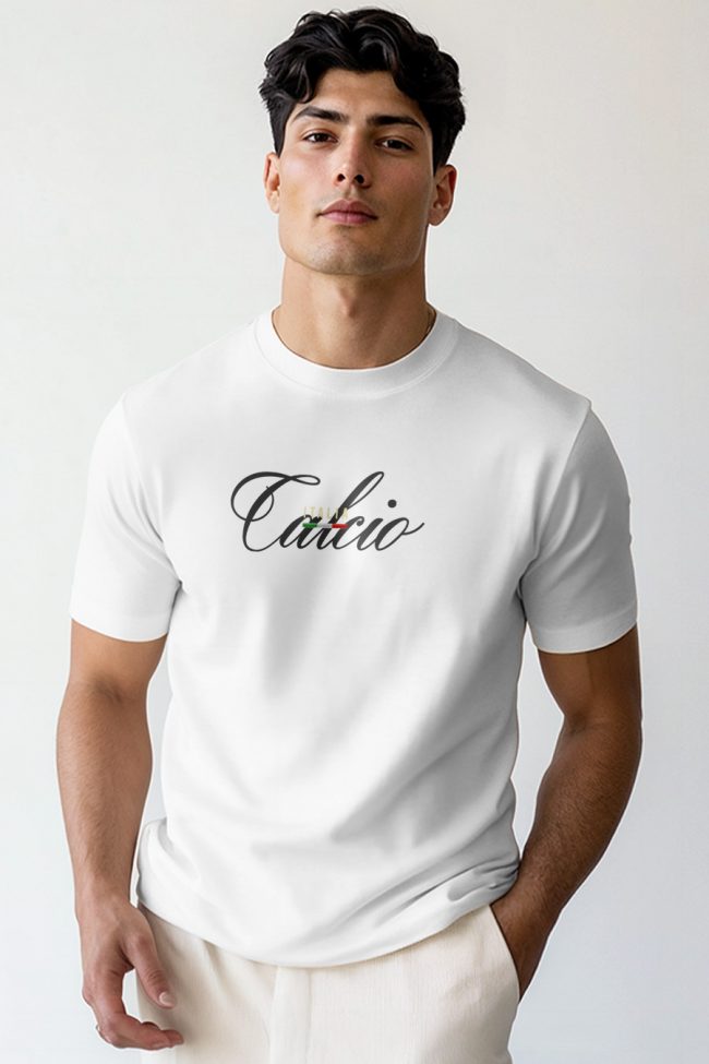 Calcio Noir, T-Shirt σε Λευκό Χρώμα