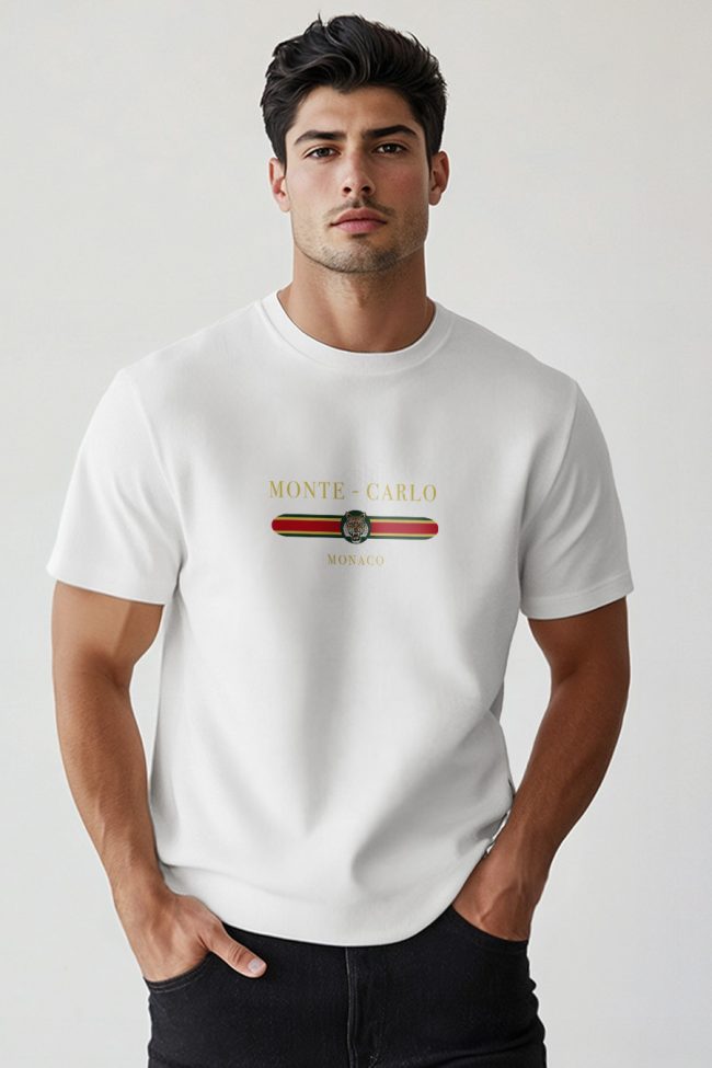 Monte Carlo Apex, T-Shirt σε Λευκό Χρώμα