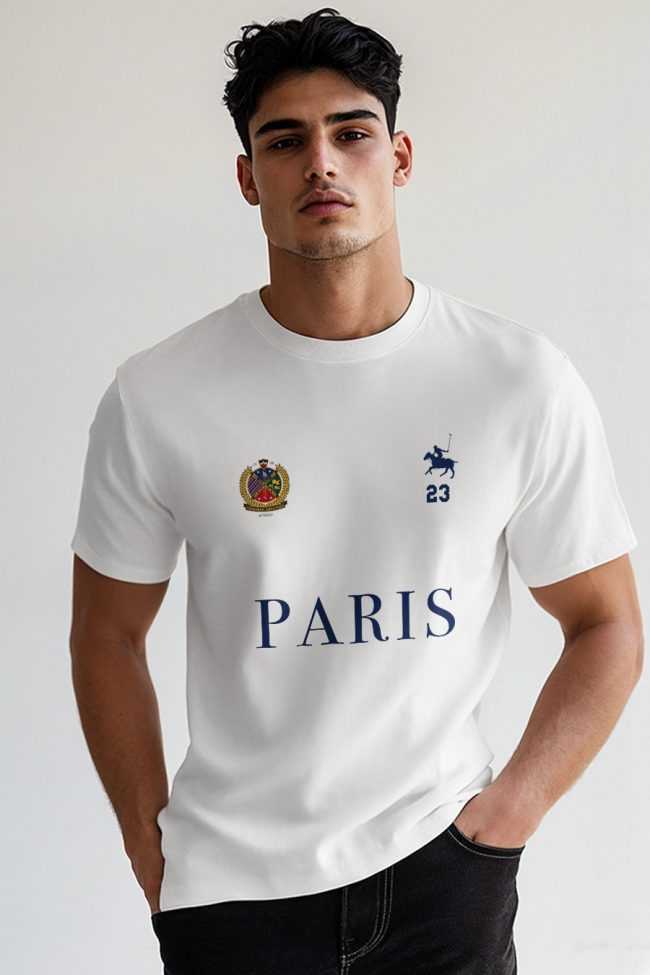 Paris 23, T-Shirt σε Λευκό Χρώμα